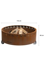 Lõkkealus Grillsymbol Legend, 116 cm