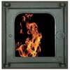 Kaminauks Metnetus K302, 34 x 0.6 x 31 cm, malm, must