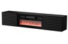 TV-aluskapp Cama Meble Tula, 183 x 35 x 37 cm, must matt + must kamin