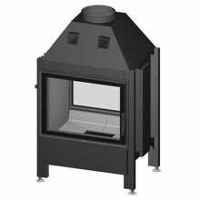 Terasest kaminasüdamik Spartherm Varia FD-51-4S, kahe fassaadiga, sirge klaasiga