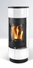 Terasest kamin Thorma Atika Ceramic Standard, valge keraamika