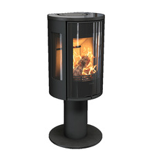 Terasest kaminahi Nibe Contura C586:2 Style G, must