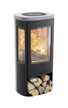 Kaminahi Nibe Contura C856T Style, must, seebikivi viimistlusega