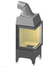 Terasest kaminasüdamik Spartherm Mini 2R, parempoolse klaasiga