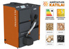 Pelletikatel Aukštaitijos katilai Pellet UNI 16 kW, pöörd-põletiga 16 kW, kruviga, 260 l metallpunkriga