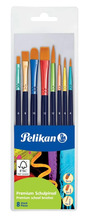 Sünteetiliste pintslite komplekt Pelikan, 8 tk