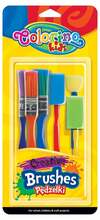 Pintslite komplekt Colorino 39031PTR, sünteetilised, 6 tk