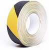Kaitseteip Heskins Safety Grip, 50 mm x 18,3 m, must/kollane