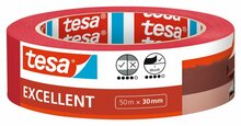 Maalriteip Tesa Excellent 56546, 50 m x 30 mm, punane