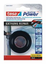 Silikoonteip Tesa Xtreme Repair, 2,5 m x 19 mm, must