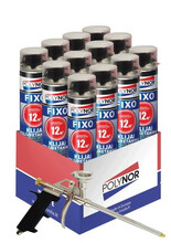 Liimikomplekt Polynor Fixo, 850 ml, 12 tk + paigalduspüstol