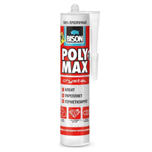 Liim-tihend Bison PolyMax Crystal, 280 ml, läbipaistev
