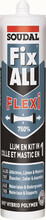 Liimhermeetik Soudal Fix All Flexi, 290 ml, valge