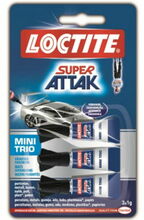 Universaalne liim Loctite Super Bond Mini Trio, 3 x 1 g