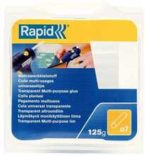 Liimipulgad Rapid, 7 mm, 125 g, läbipaistev