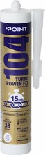 Liim ja hermeetik Point 104 Turbo Power Fix, valge, 290 ml