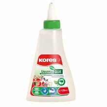 Universaalsed tugeva kinnitusega ökoloogilised liimid Kores, 125 ml, läbipaistev