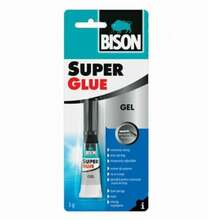 Superliim Bison Super Glue Gel, 1590263, 3 g