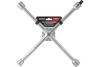 Ristmutrivõti Forcekraft FK-681B400, 17-19-21-22 mm, 1/2-tollise adapteriga