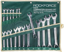 Kombineeritud mutrivõtmete komplekt Rockforce RF-5181, 8-32 mm, 18 tk