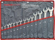 Kombineeritud võtmete komplekt Forcekraft, 14 tk, 10-32 mm