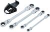 Pööratava otsaga E-tüüpi mutrivõtmete komplekt Bgs Technic 71028, E6 - E24, 4 tk