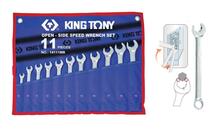 Lühikeste lehtsilmusvõtmete komplekt King Tony KT, 8-19 mm, 12 tk