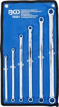 Kaheotsaliste pikkade mutrivõtmete komplekt Bgs Technic 70331, E6 x E7 - E22 x E24, 6 tk