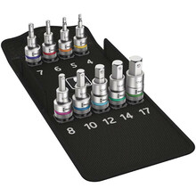 Padrunvõtmete komplekt Wera Zyklop 8740 C HF1, 1/2, 9 tk