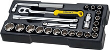Padrunvõtmete komplekt Stanley STMT1-74726, 1/2 tolli, 23 tk