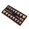 Mutrivõtmete komplekt Vevor, 20 tk, 3/8 ajam, 9.5-22.2 mm SAE ja 10-22 mm meetrilised