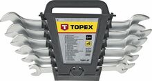Lehtvõtmete komplekt Topex 35D655, 6-17 mm, 6 tk