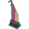 Kuuskantvõtmete komplekt Wera 950/9 Hex-Plus Multicolour, 3 L-kujulised