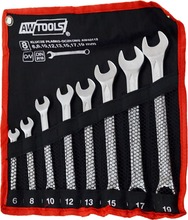 Kombineeritud võtmete komplekt AWTOOLS AW40112, 6-19 mm, 8 tk