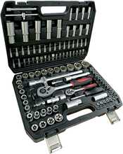 Tööriistakomplekt Trimax, 1/2 ja 1/4 padrunvõtmed ja padrunid, 108 tk