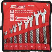 Kombivõtmete komplekt AWTOOLS AW39812, 6-19 mm, 8 tk