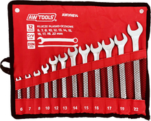 Kombineeritud mutrivõtmete komplekt AWTOOLS AW39814, 6-22 mm, 12 tk