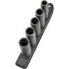 Löökpadrunite komplekt Hazet SmartRail, 1/2, 5 tk, SW 13-24 mm, pikk, must