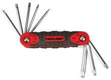 Torx võtmekomplekt Proline 48388, T9-T40, 8 tk