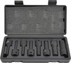 Löökpadrunite komplekt AWTOOLS AW38780BL HEX, 8 tk, must