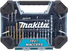 Puuride ja otsikute komplekt Makita E-22573, 38 tk