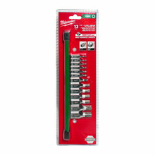Padrunvõtmete komplekt Milwaukee 4932480565, 13 tk, 1/4+3/8 TORX