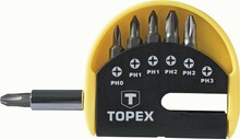 Kruviotsikute komplekt Topex 39D350, 7 tk