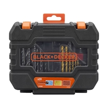 Tarvikute komplekt Black & Decker A7233-XJ, 31 tk