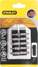 Kruviotsikute komplekt Stanley STA61481-XJ, 10 tk