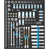 Padrunvõtmete komplekt Hazet 163D-2/103, 103 tk