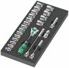 Tööriistakomplekt Wera 9721 Foam Insert 8000 B Zyklop 3/8, 23 tk, must/hall