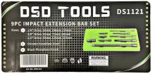 Pikendustorude komplekt DSDTOOLS DS1121, 9 tk