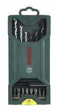 Tarvikute komplekt Bosch 2607019579 Mini X-Line, 15 tk