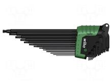 Torx-võtmete komplekt Wiha Pin Spanner Set koos ErgoStar hoidikuga, 13 tk